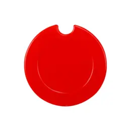Round License Disc - Red